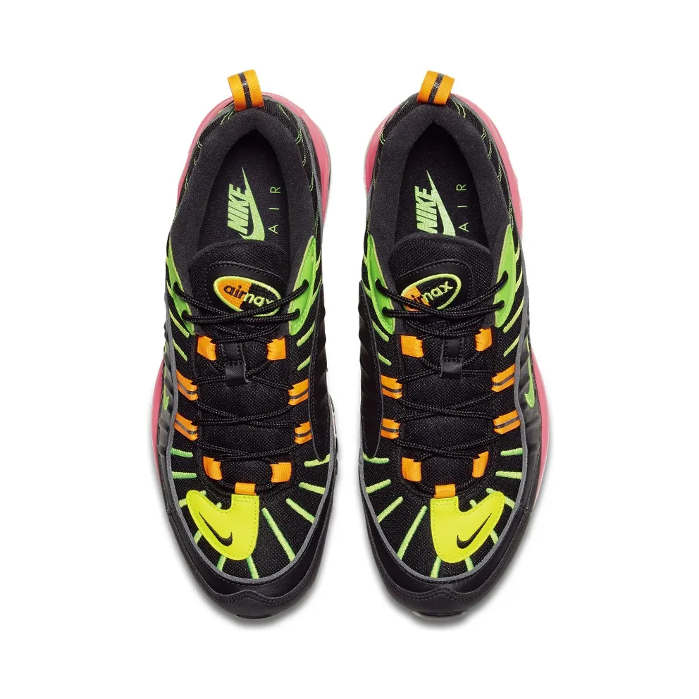 Nike Air Max 98 Tokyo Neon Black/Green Strike-Racer Pink-Volt (CI2291-083)