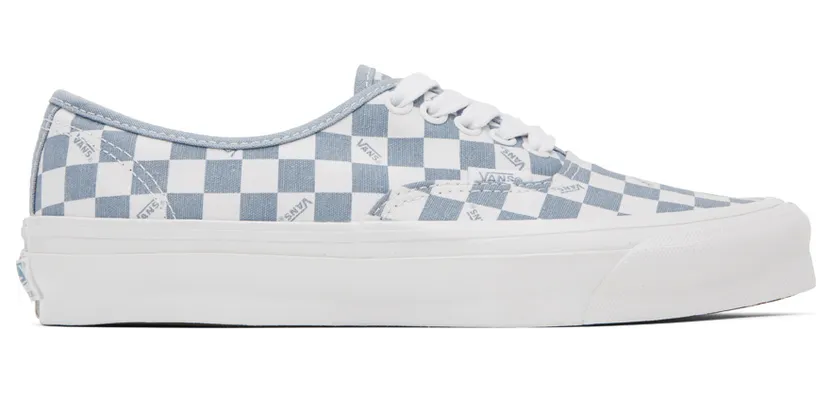 Vans Blue & White OG Authentic LX Sneakers (VN0A5FBDSKY1)