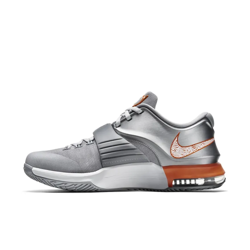 Nike KD 7 ‘Wild West’ Metallic Silver/Urban Orange-Wolf Grey-Pure Platinum (653996-080)