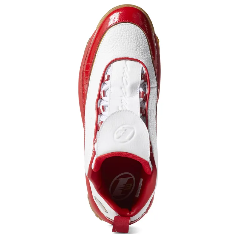 Reebok Iverson Legacy Red White Red/White-Black-Brass (Other Brands Reebok)