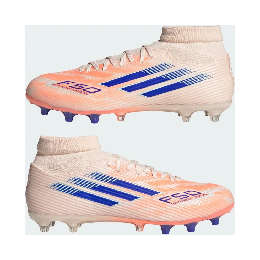 Adidas F50 Sparkfusion League FG/AG “Coral / Blue” (JI0011)