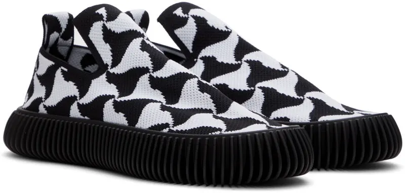 Bottega Veneta Black & White Ripple (690123 V1NW)