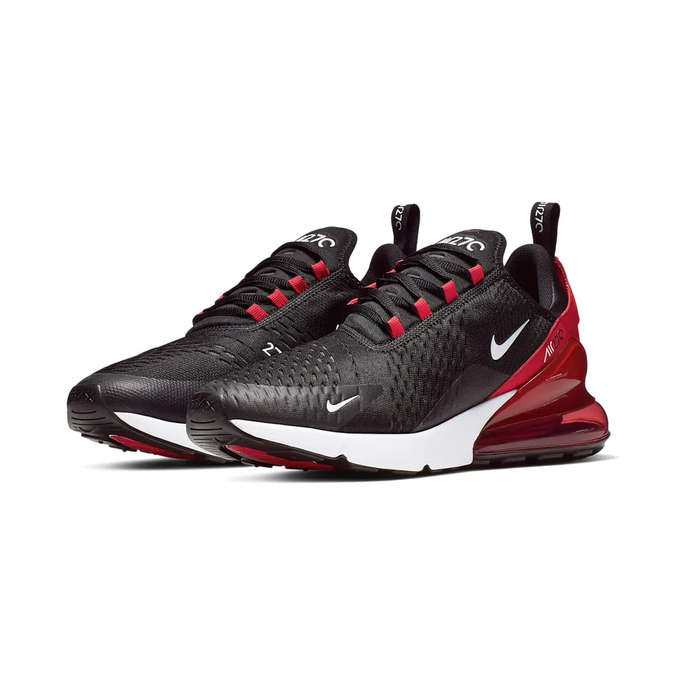 Nike Air Max 270 Black Black University Red Anthracite White (AH8050-022)