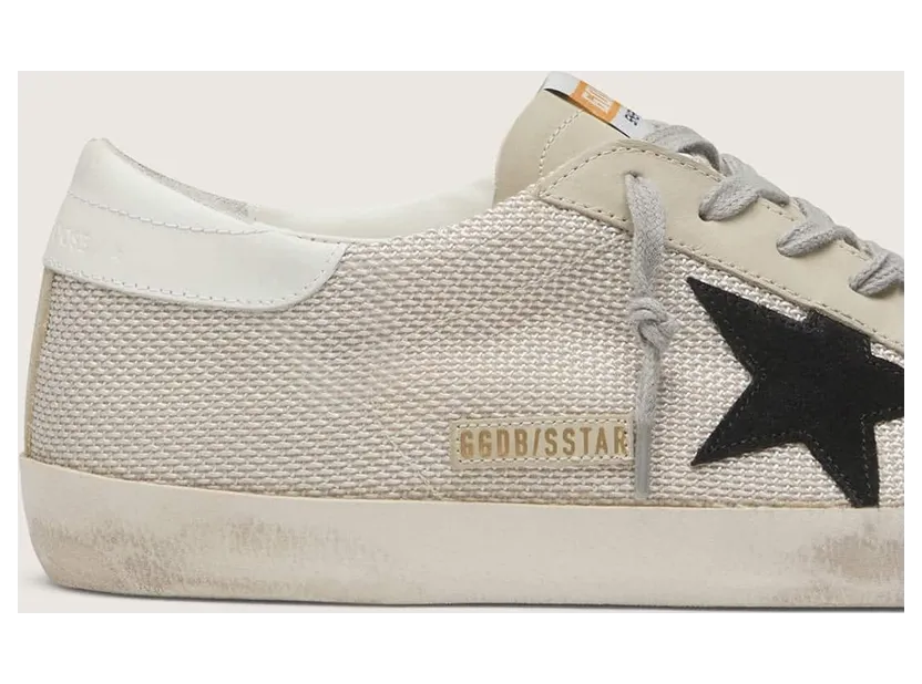 Golden Goose Super-Star In Leather With Black Star (GMF00101.F000313.10271) (5)