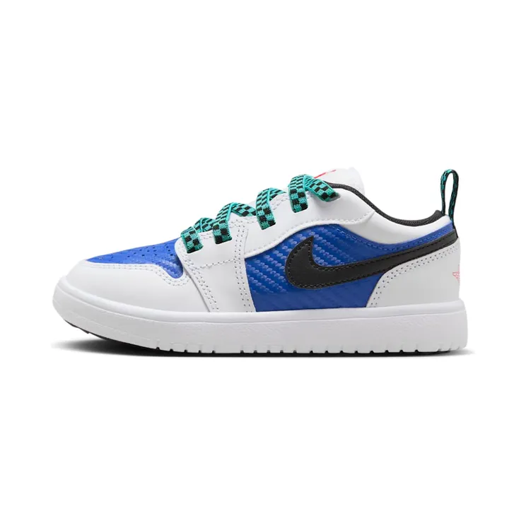 Jordan 1 Low ALT SE PS “White Hyper Royal Hyper Jade Black” (FQ8708-100)