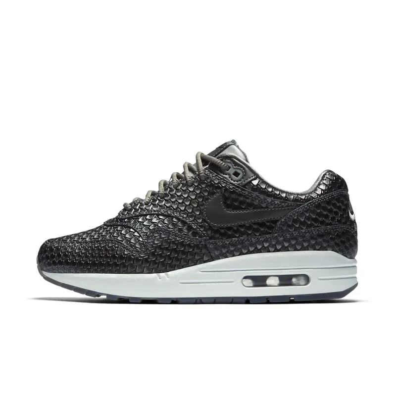 Nike Air Max 1 Reptile Metallic Pewter (W) Metallic Pewter/Metallic Pewter-Summit White (454746-015)