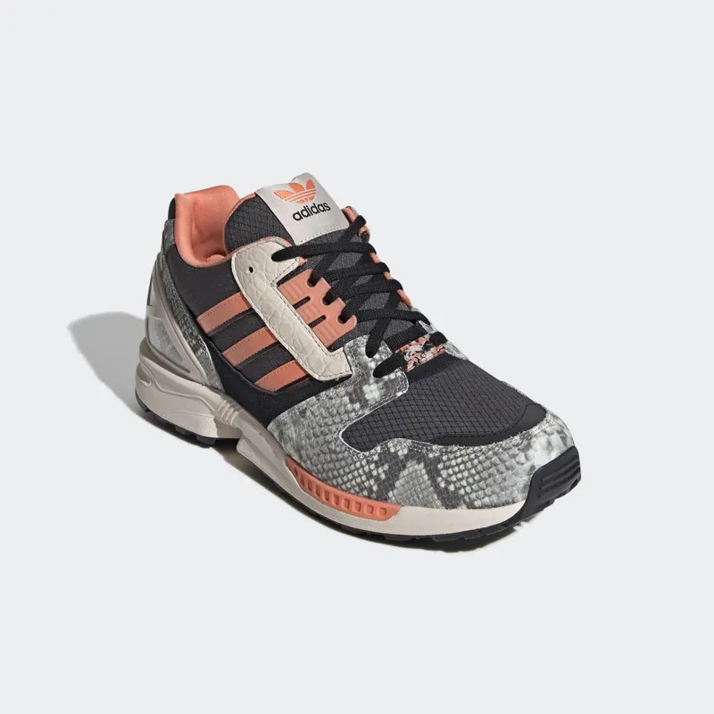 Adidas ZX 8000 ‘Lethal Nights Pack’ Snake Skin Orange (2020) (FW9783)