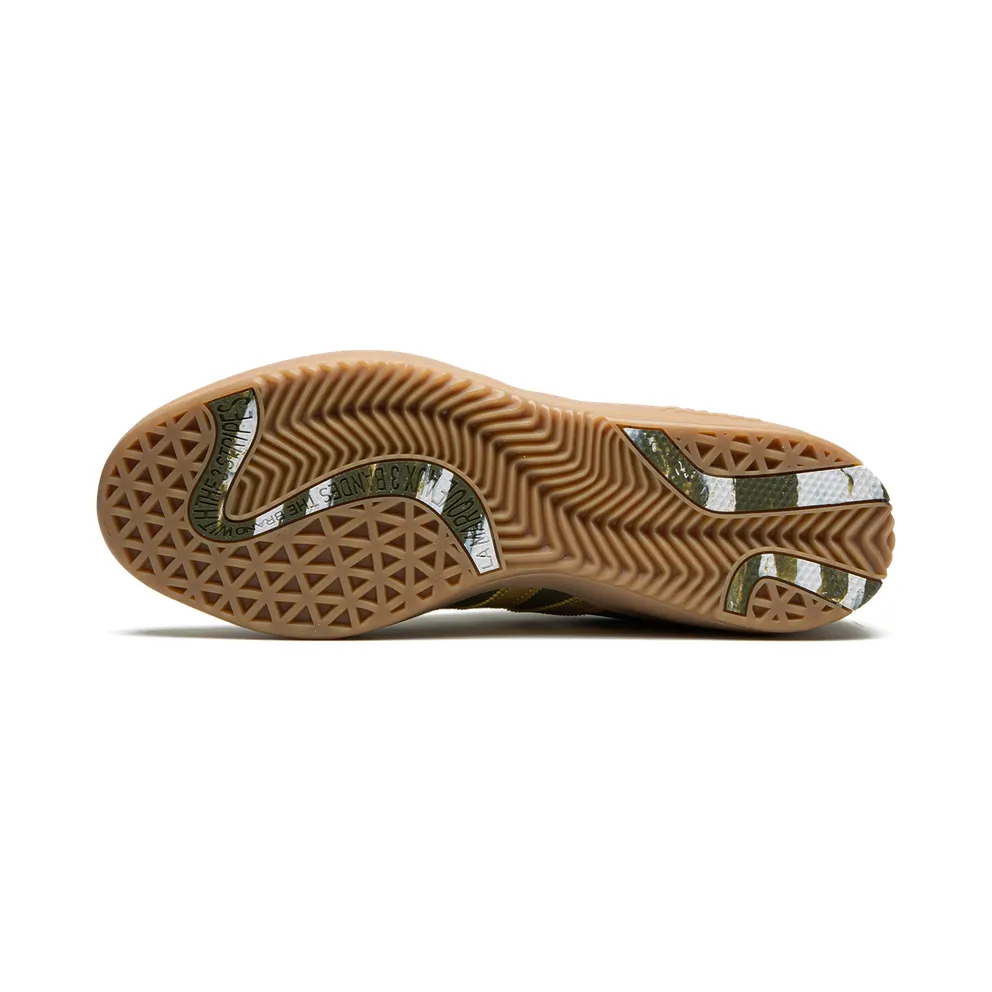Adidas Puig Samba “Palace – Olive Gold” (HQ6100)