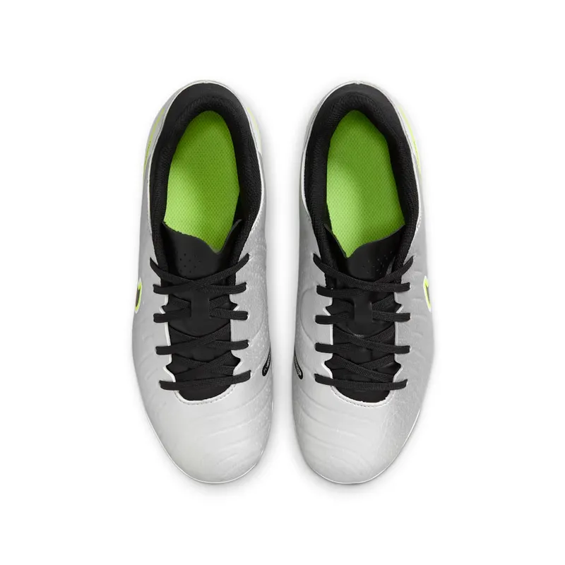 Nike Tiempo Legend 10 Academy FG/MG Metallic Silver Volt Black (DV4348-001)