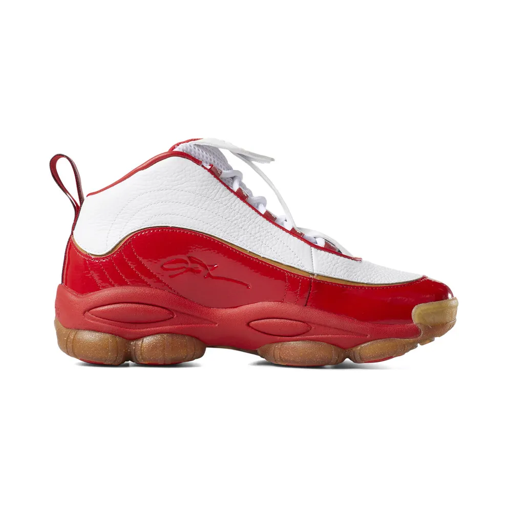 Reebok Iverson Legacy Red White Red/White-Black-Brass (Other Brands Reebok)