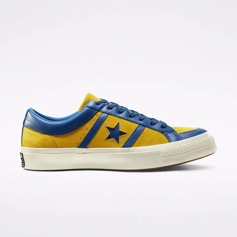 Converse One Star Academy Low Collegiate Suede Lemon Midnight Lake Lemon/Midnight Lake/Egret (167136C)