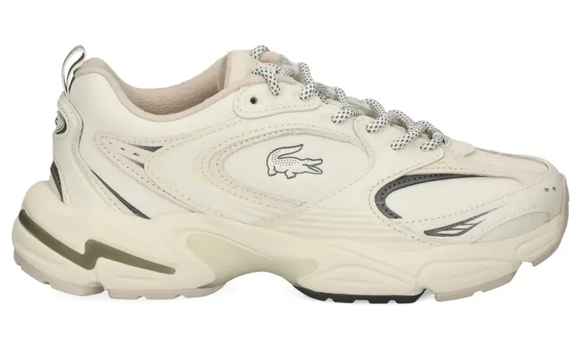 Lacoste Sneakers met logoprint – Beige (50SFA0178)