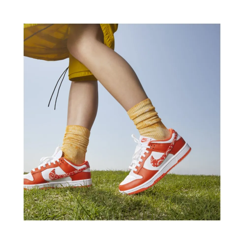 Nike Dunk Low Essential Paisley Pack Orange – “Orange / White” (DH4401-103)