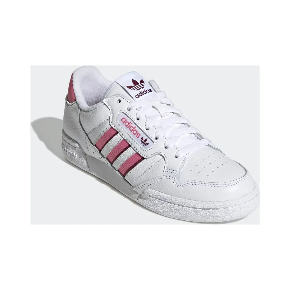 adidas Continental 80 Stripes Cloud White / Rose Tone / Victory Crimson (H04021)