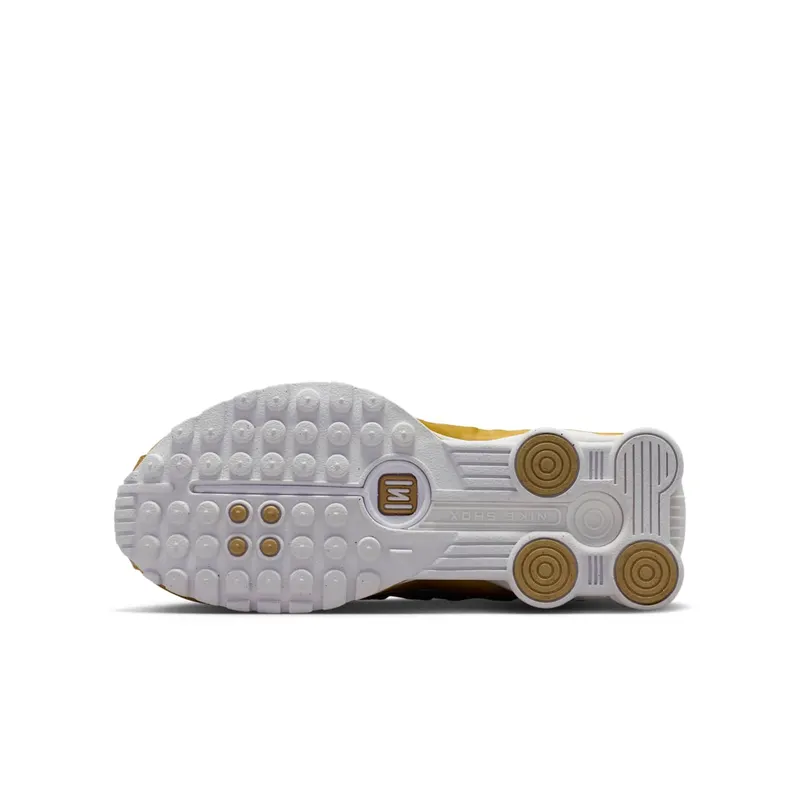 Nike Shox R4 GS “Metallic Gold White” (CW2626-700)