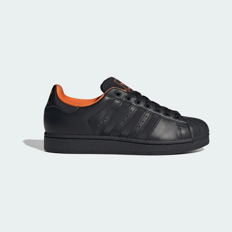 Adidas Superstar II Core Black / Core Black / Orange (JS2834)