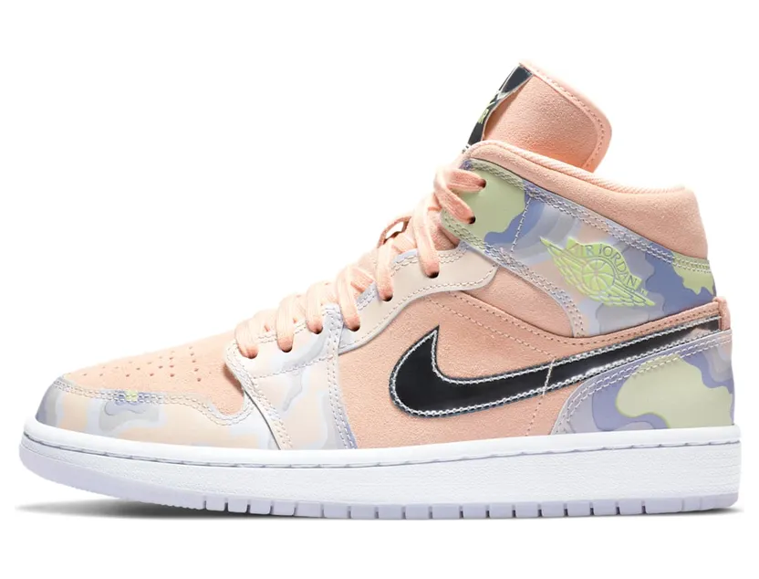 Air Jordan 1 Mid SE ‘P(HER)SPECTIVE’ Washed Coral/Chrome/Light Whistle (CW6008-600)