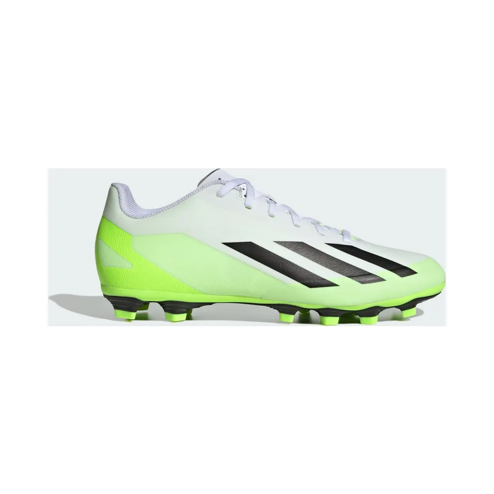 adidas X Crazyfast.4 FG Cloud White Core Black Lucid Lemon (HQ4535)