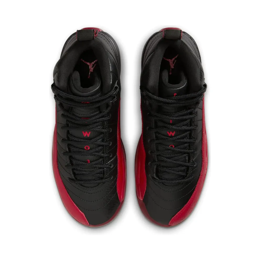 Jordan 12 Retro Flu Game 2016 (GS) Black/Varsity Red (153265-002)