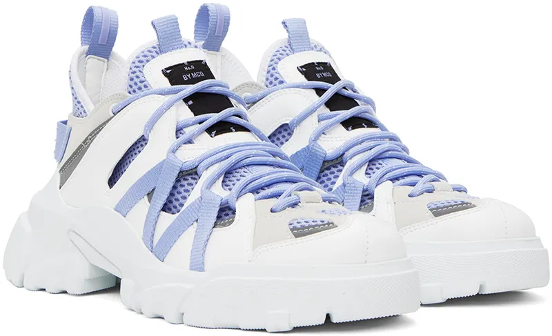 MCQ White & Blue Orbyt Descender 2.0 Sneakers (700696R2841)