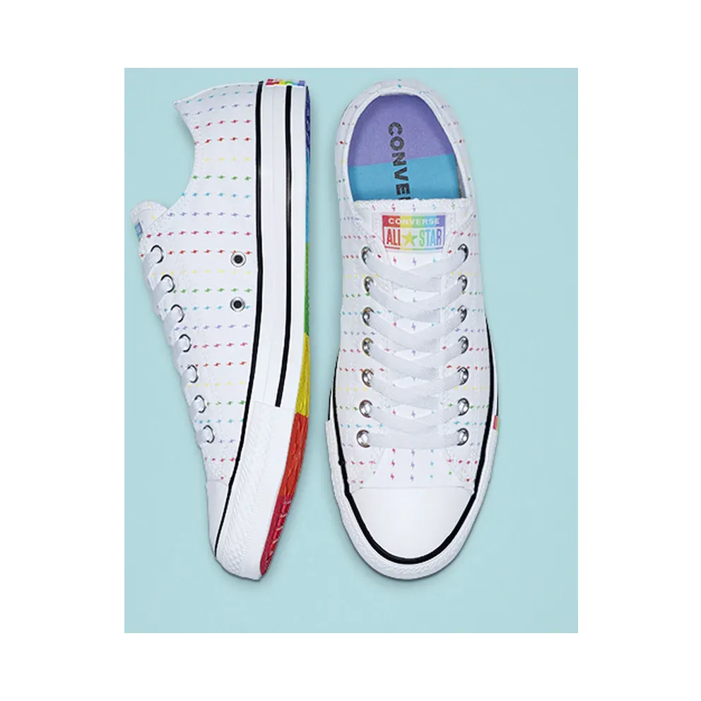 Converse Chuck Taylor All Star Ox ‘Pride Pattern’ White/Multi/Black (165717C)