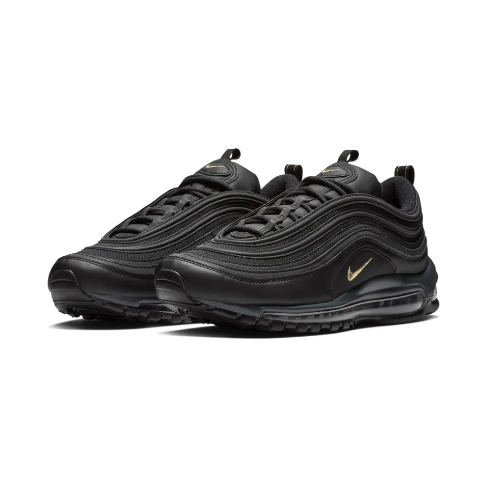 Nike Air Max 97 Leather Black Gold Black/Anthracite-Metallic Gold (BQ4580-001)