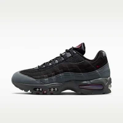 Nike Air Max 95 – “Black / Smoke Grey / Dark Smoke Grey / Tough Red” (HM4740-015)