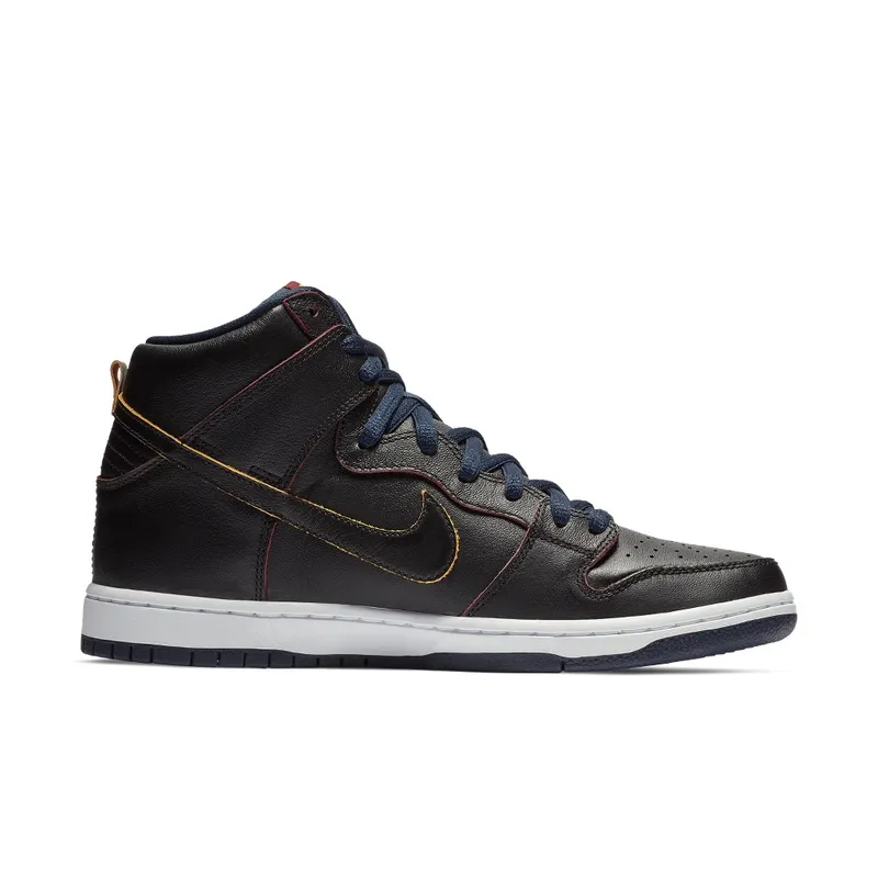 Nike SB Dunk High NBA Cavs Black/Black-College Navy-Team Red (BQ6392-001)