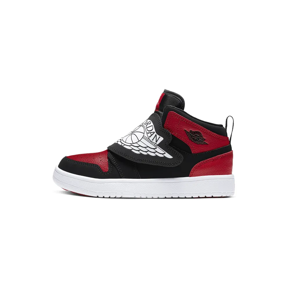 Jordan Sky 1 Bred (PS) Black/White-Gym Red (BQ7197-001)