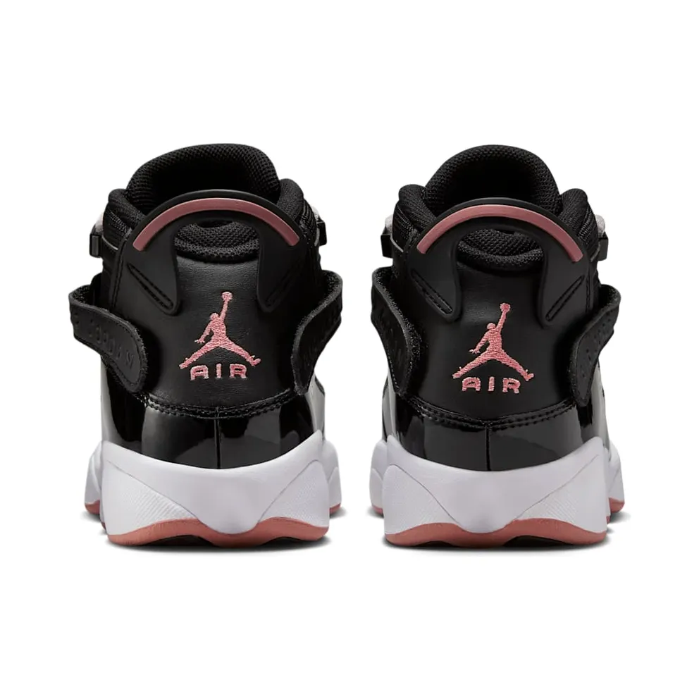 Jordan 6 Rings Black White Anthracite Rust Pink (323419-068)