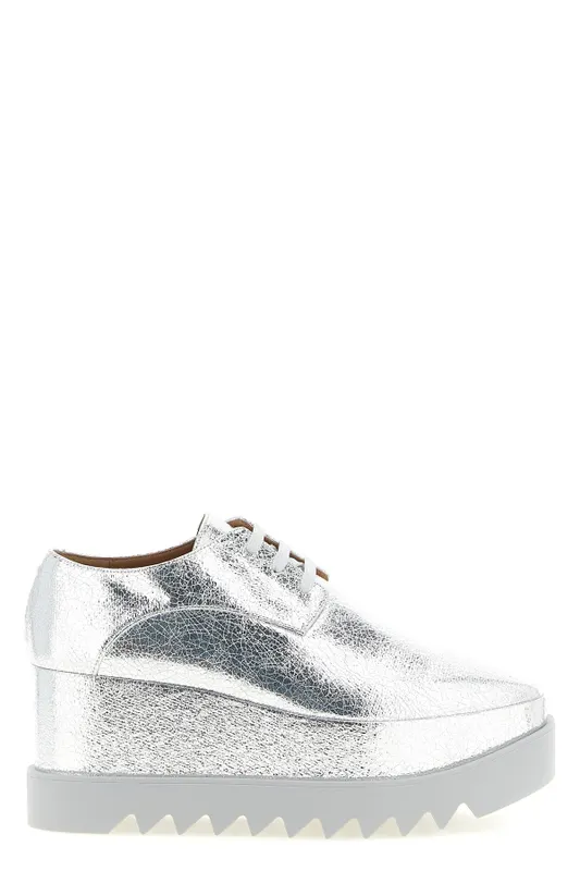 Stella McCartney Elyse Wedges “Silver” (810479E003118000)