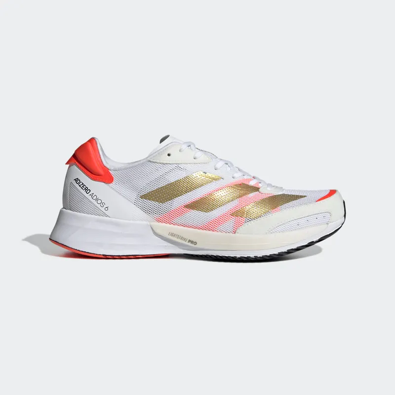 adidas Adizero Adios 6 Tokyo Cloud White / Gold Metallic / Solar Red (FY4074)