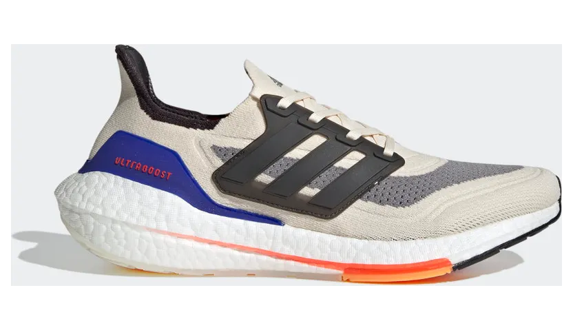 adidas Ultraboost 21 Wonder White / Carbon / Solar Red (S23869)
