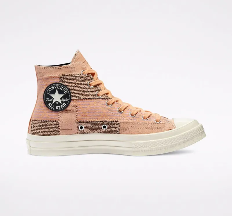 Converse Patchwork Chuck 70 High Top Peach/sheer Lilac/egret (170058C)