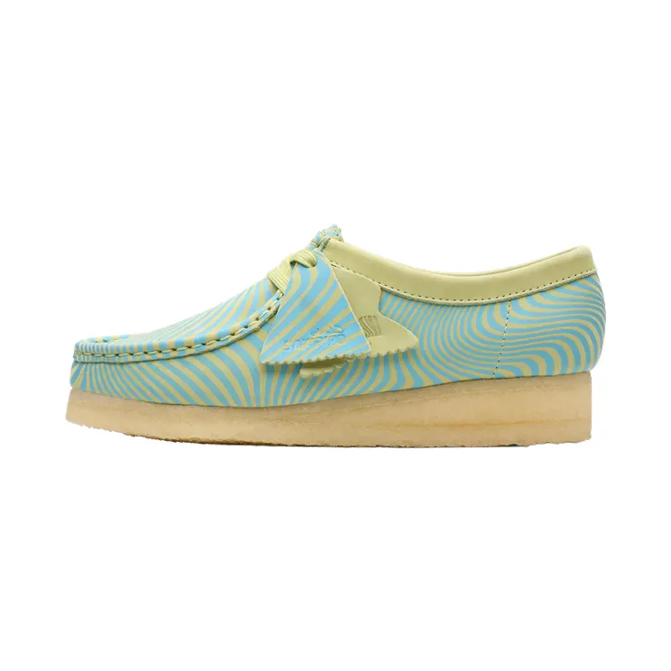 Clarks Originals Wallabee “Blue / Lime Print” (26175834)