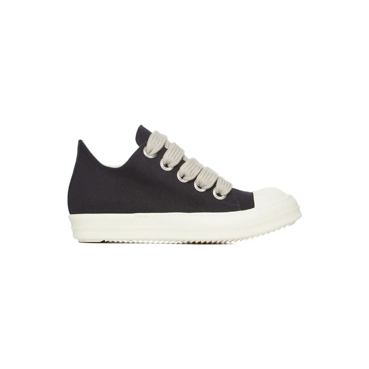 Rick Owens DRKSHDW Jumbolace Low Sneaks Black Milk (DU02E7819 DOW2 911)
