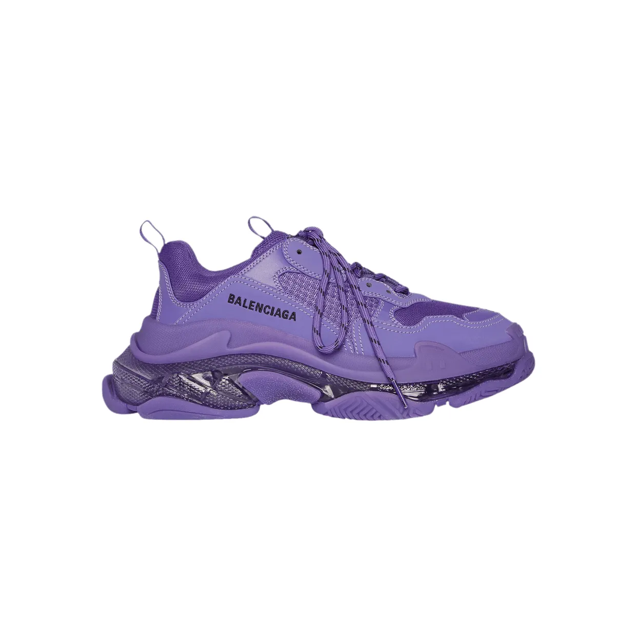 Balenciaga Triple S Clear Sole Deep Purple (W) (544351W2GA16910)