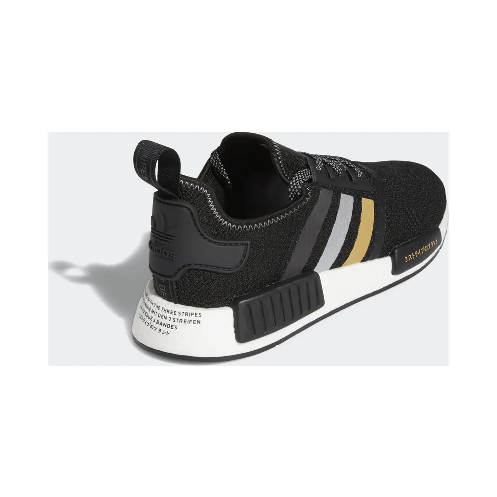adidas NMD R1 Shoe Palace Black and Gold Black/Gold-Crimson-Black (EH2749)