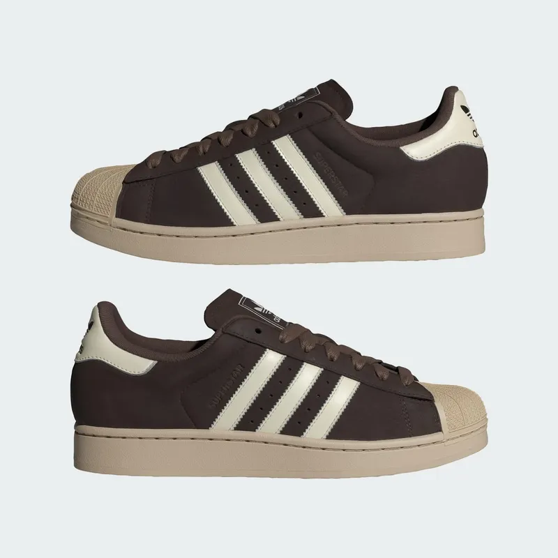 Adidas Superstar II Shoes Aurora Coffee / Off White / Stone Khaki (IH9314)