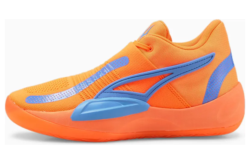 Puma Neymar Jr Rise NITRO basketbalschoenen Blauw/Wit/Oranje (378947-01)
