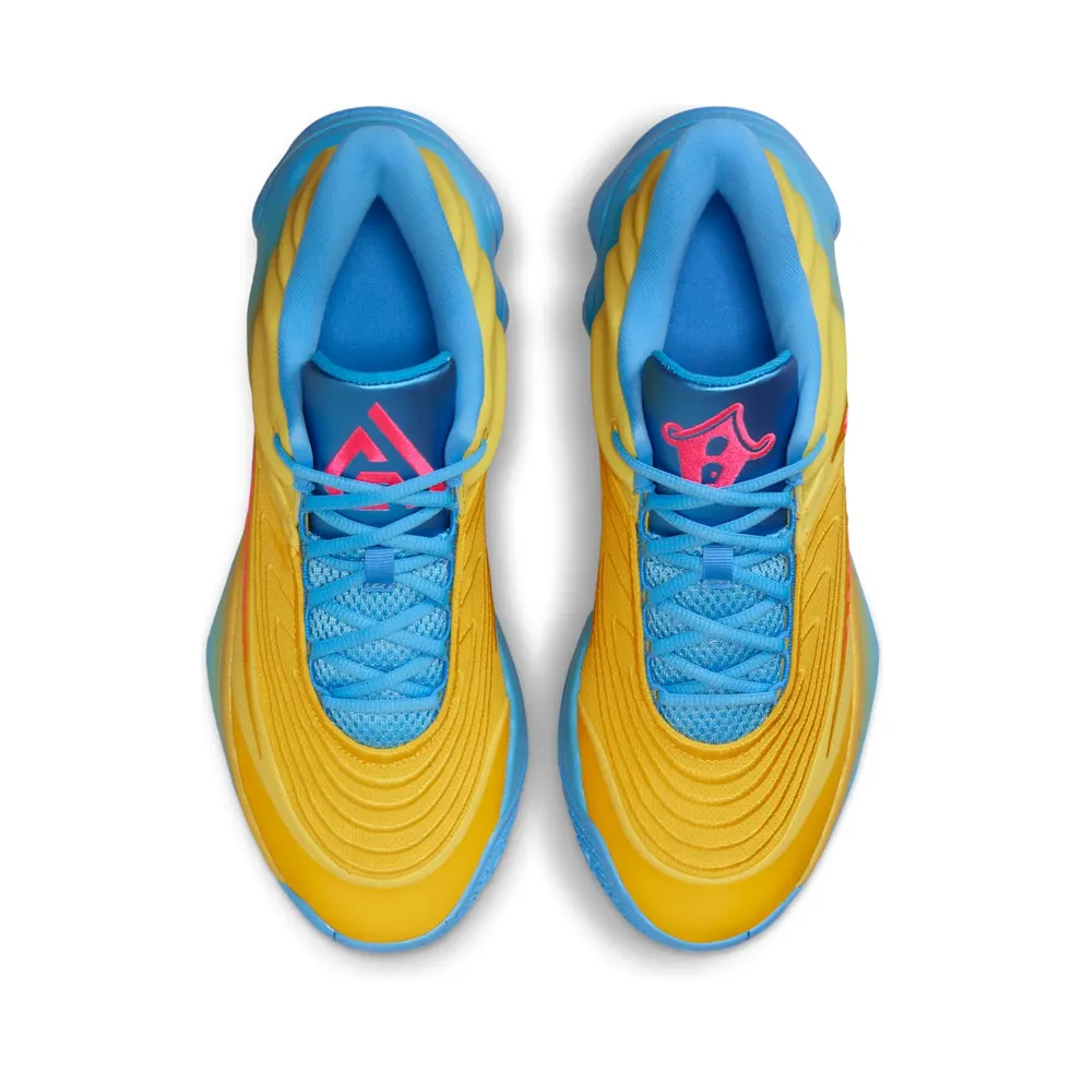 Nike Giannis Immortality 4 Lightning University Blue Barely Volt Hyper Pink (FQ3680-700)