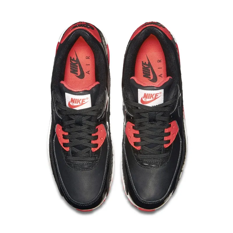 Nike Air Max 90 Black Croc Infrared Black/Black/Infrared (725235-006)