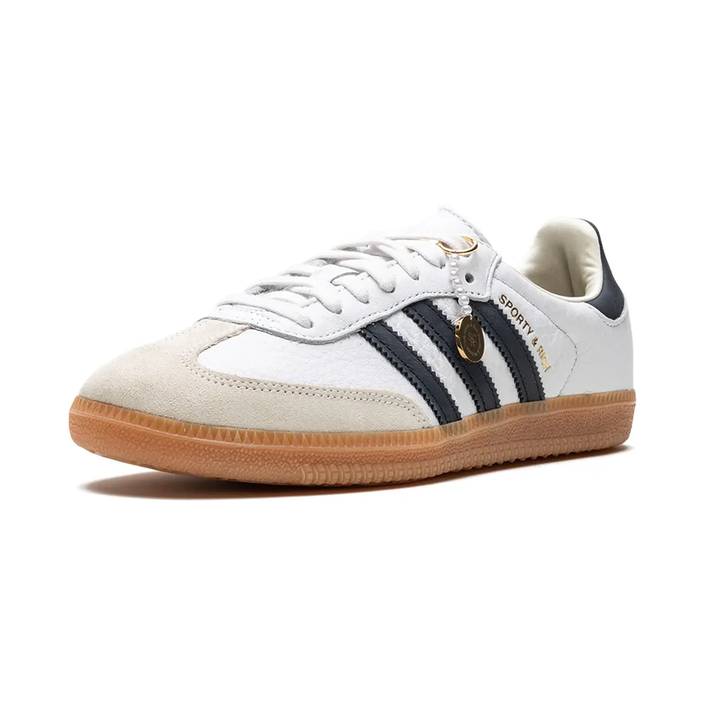 Adidas Samba “Sporty & Rich – White/Black” (HP3354)