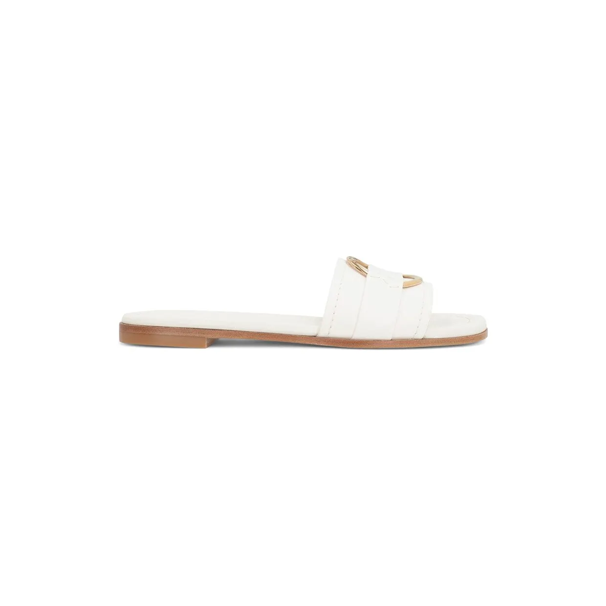 Moncler Bell Leather Slides White (J1 09B 4C00160 M4097 032)