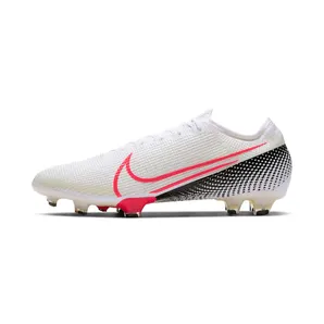 Nike Mercurial Vapor 13 Elite FG “White / Black / Laser Crimson” (AQ4176-160)