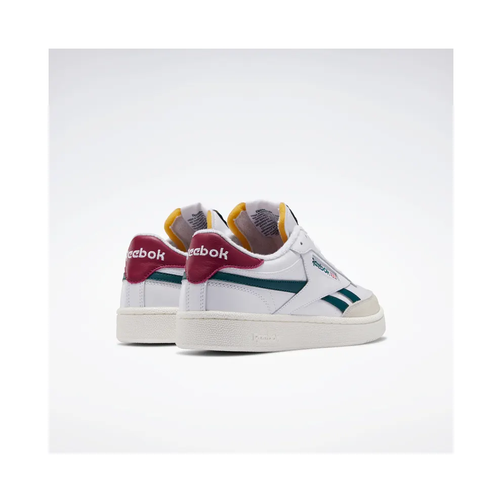 Reebok Club C Revenge Shoes Cloud White / Midnight Pine / Punch Berry