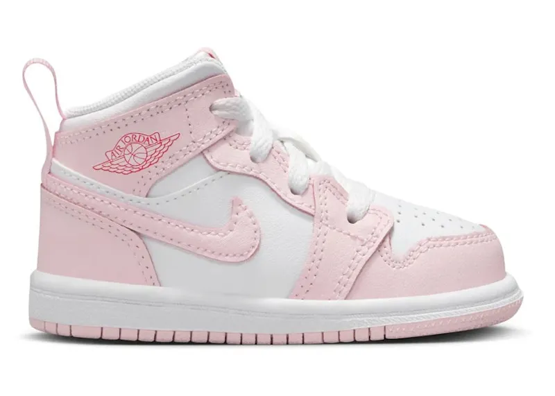 Jordan 1 Mid Pink Foam Fire Red (DQ8425-608)