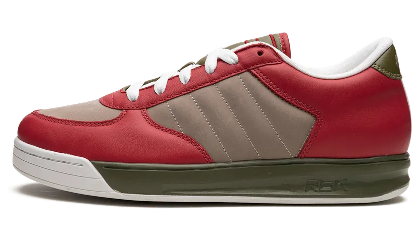 Reebok S. Carter Classic Low Elite “Fire Red / Khaki / Deep Olive” (10-151471)