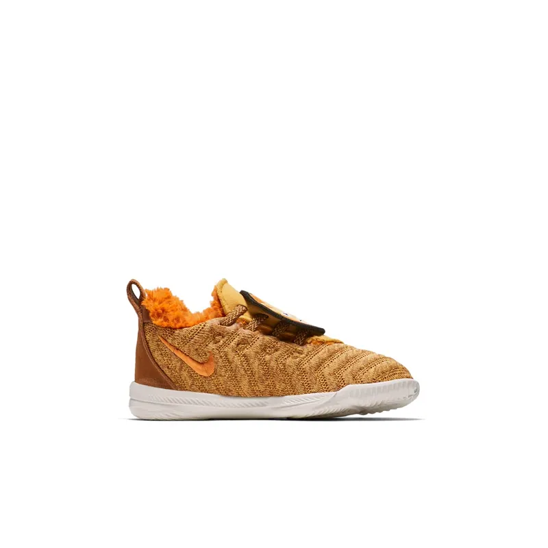 Nike LeBron 16 Little Big Cats (TD) Wheat Gold/Monarch-Light British Tan-Summit White (AT5709-700)