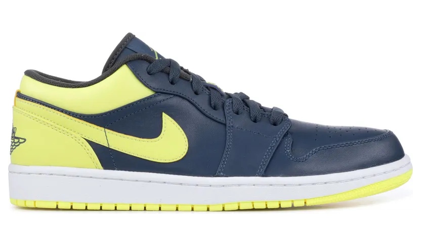 Jordan 1 Low Squadon Blue Electric Yellow (553558-417)